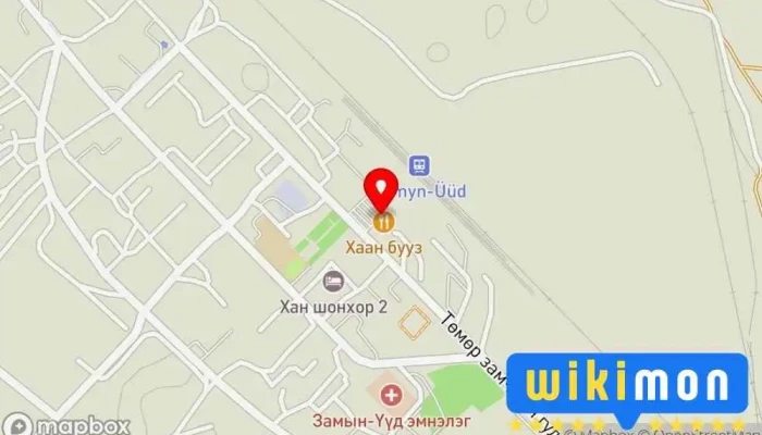 гэсэн газрын зураг Yalguun center Ресторан дээр Замын-Үүд