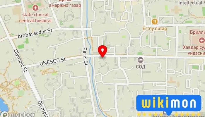 гэсэн газрын зураг ZBU Барилгын Компани дээр Улаанбаатар