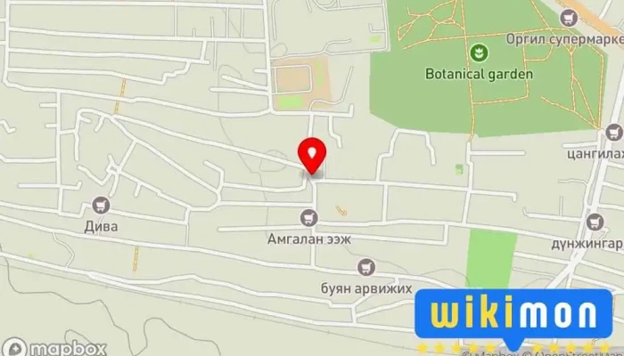 гэсэн газрын зураг Жанжин клуб Соёлын төв дээр Улаанбаатар