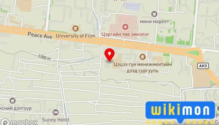 гэсэн газрын зураг Зогсоол Автомашины зогсоол дээр Улаанбаатар