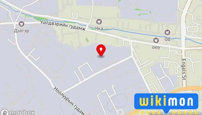 гэсэн газрын зураг Зорчиг тээврийн нэг ОНӨААТҮГ Хотын тээврийн газар дээр Улаанбаатар