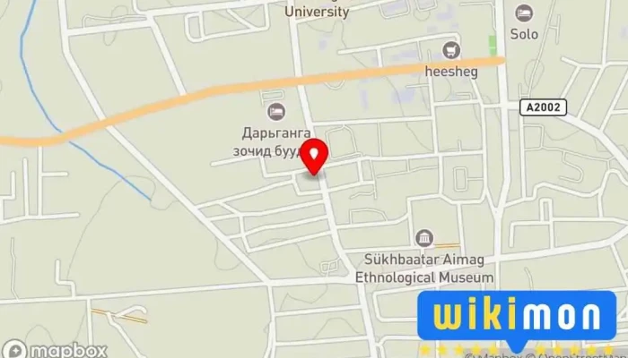 гэсэн газрын зураг ЗОТОЛ БУУДАЛ Зочид буудал дээр Баруун−Урт