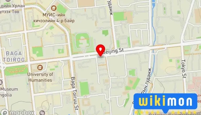 гэсэн газрын зураг Зуучлалын төв Боловсролын Зөвлөгч дээр Улаанбаатар